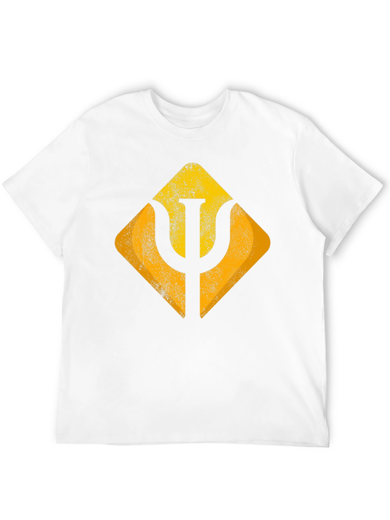 Geometric Symbol Graphic Tee - Soft Black Cotton