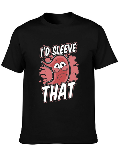 Id Sleeve That T-Shirt Funny Stomach Surgery Tee