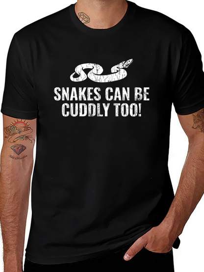 Snakes Can Be Cuddly Too! Graphic T-Shirt