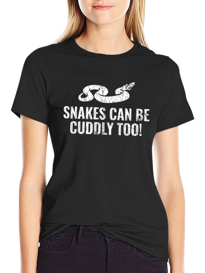 Snakes Can Be Cuddly Too! Graphic T-Shirt
