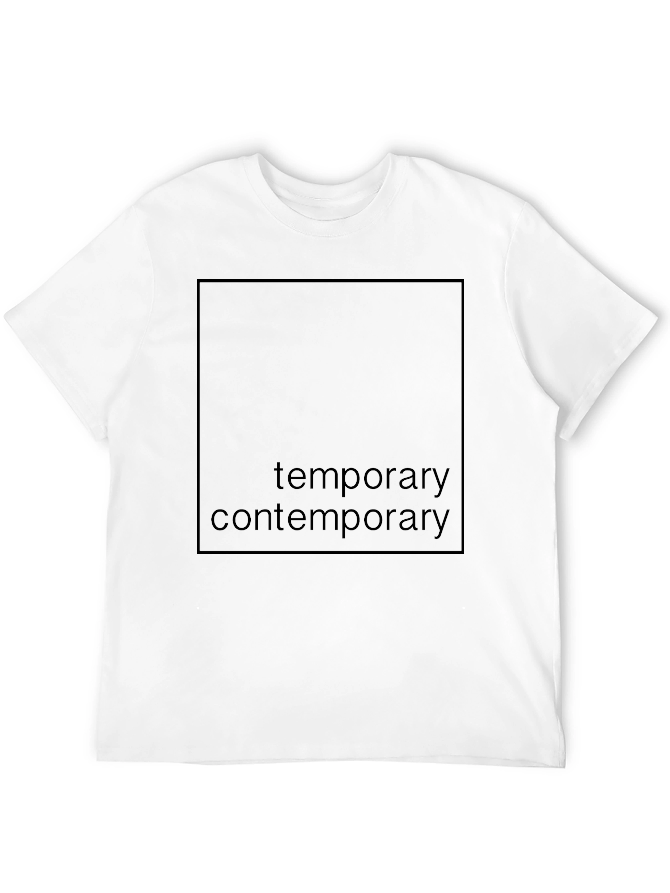 Temporary Contemporary Black T-Shirt