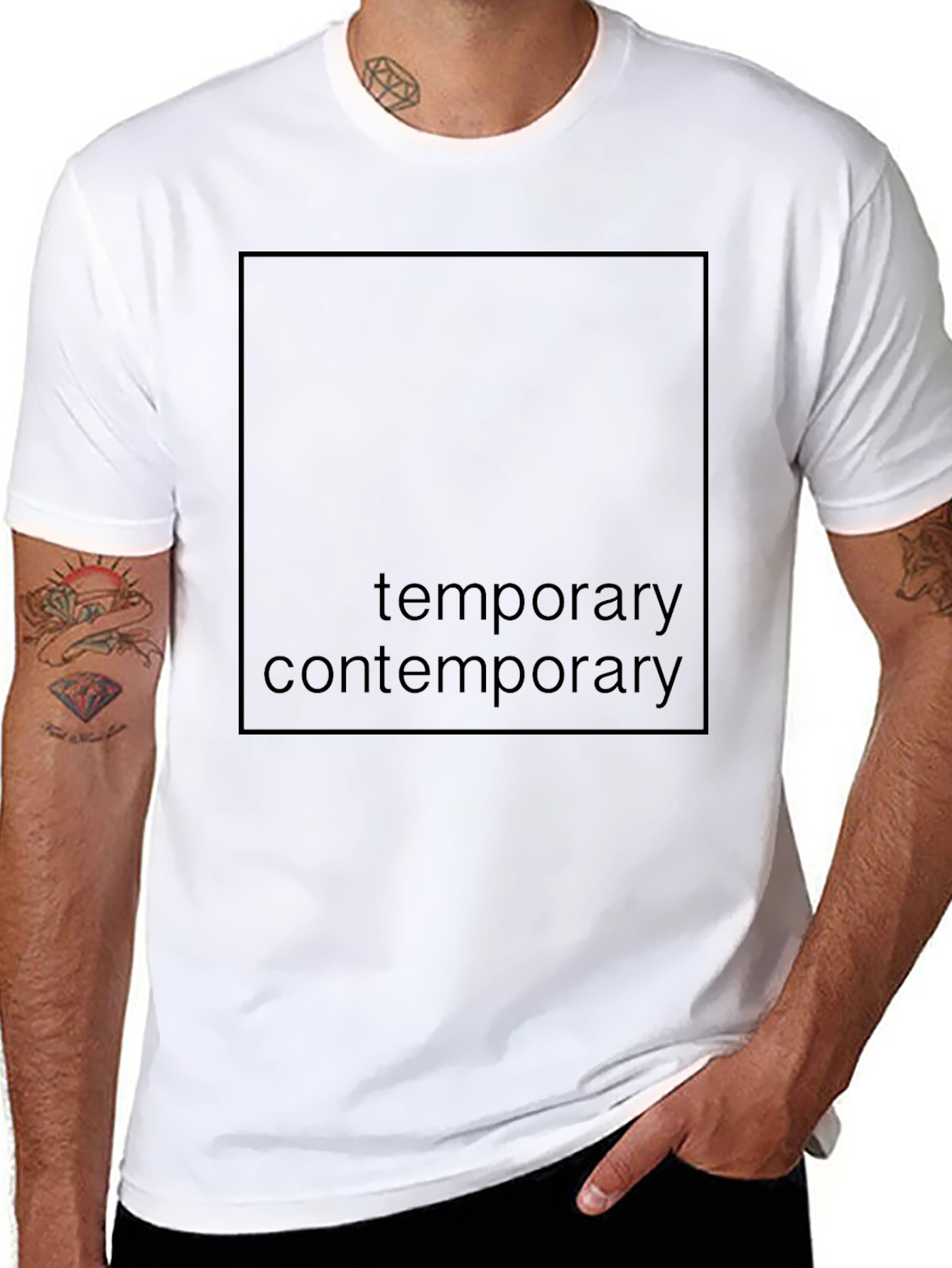 Temporary Contemporary Black T-Shirt