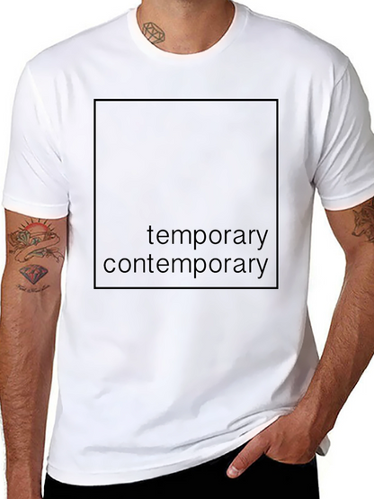 Temporary Contemporary Black T-Shirt