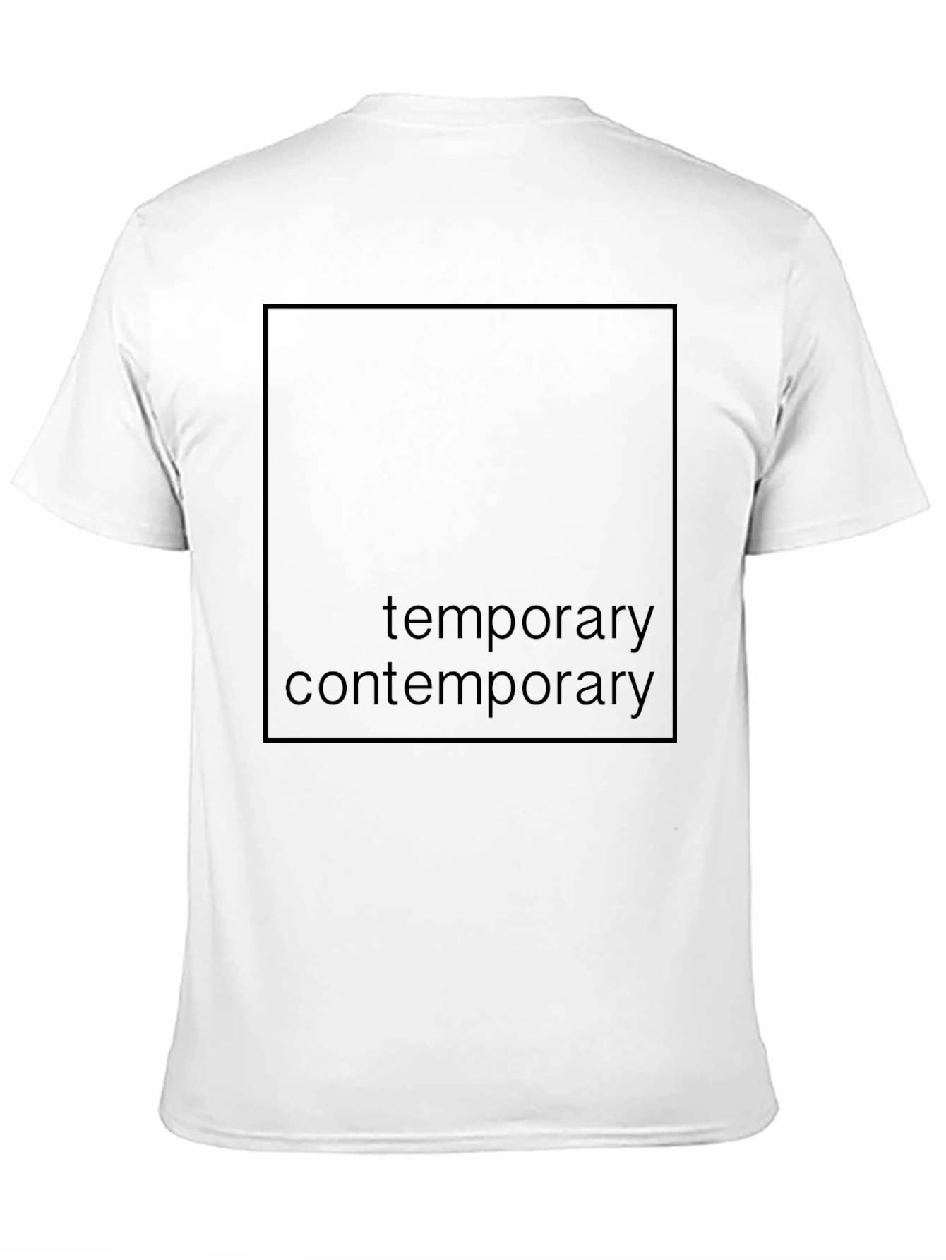 Temporary Contemporary Black T-Shirt