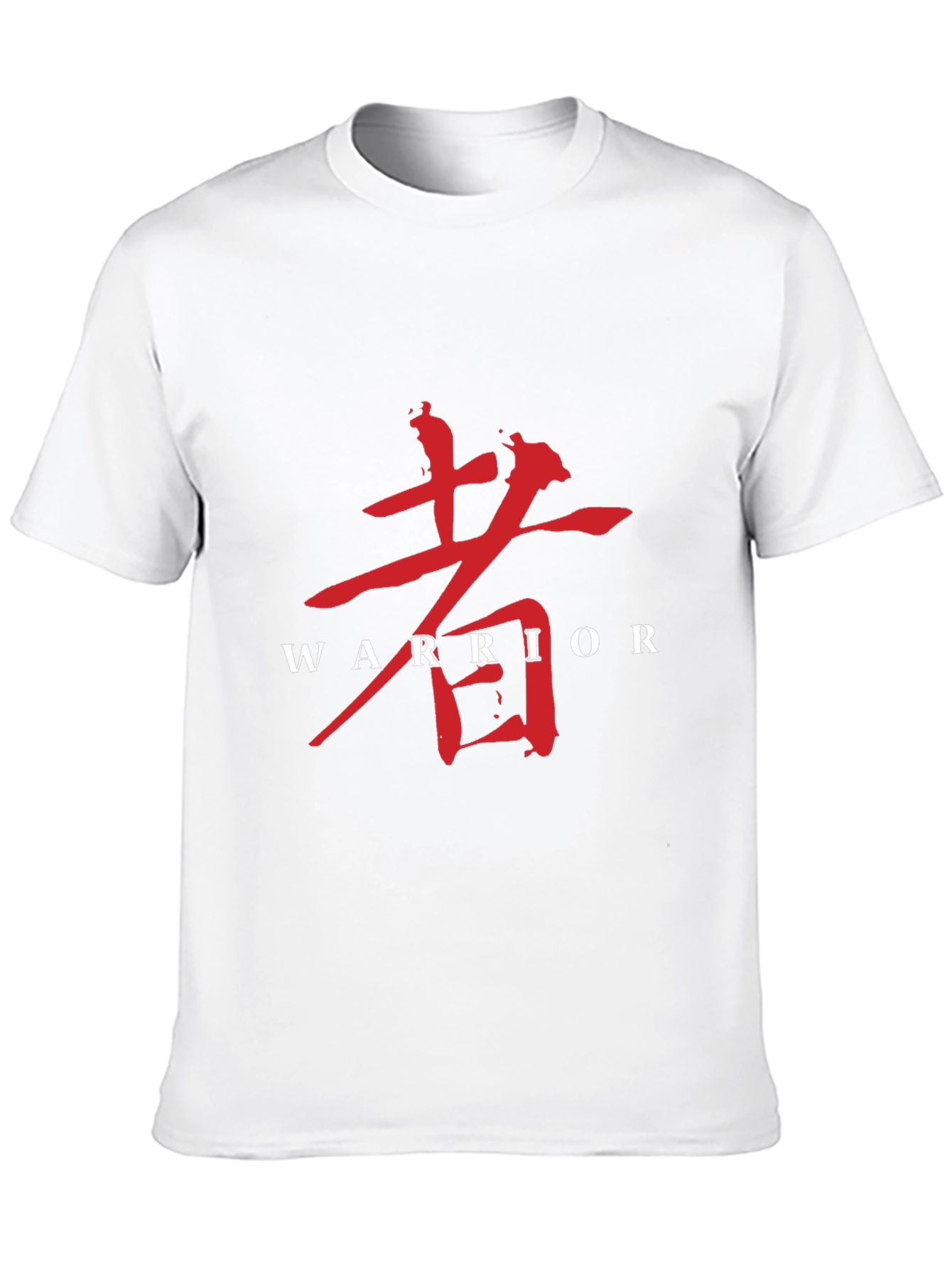 Warrior Kanji Graphic Tee - Bold Asian Style
