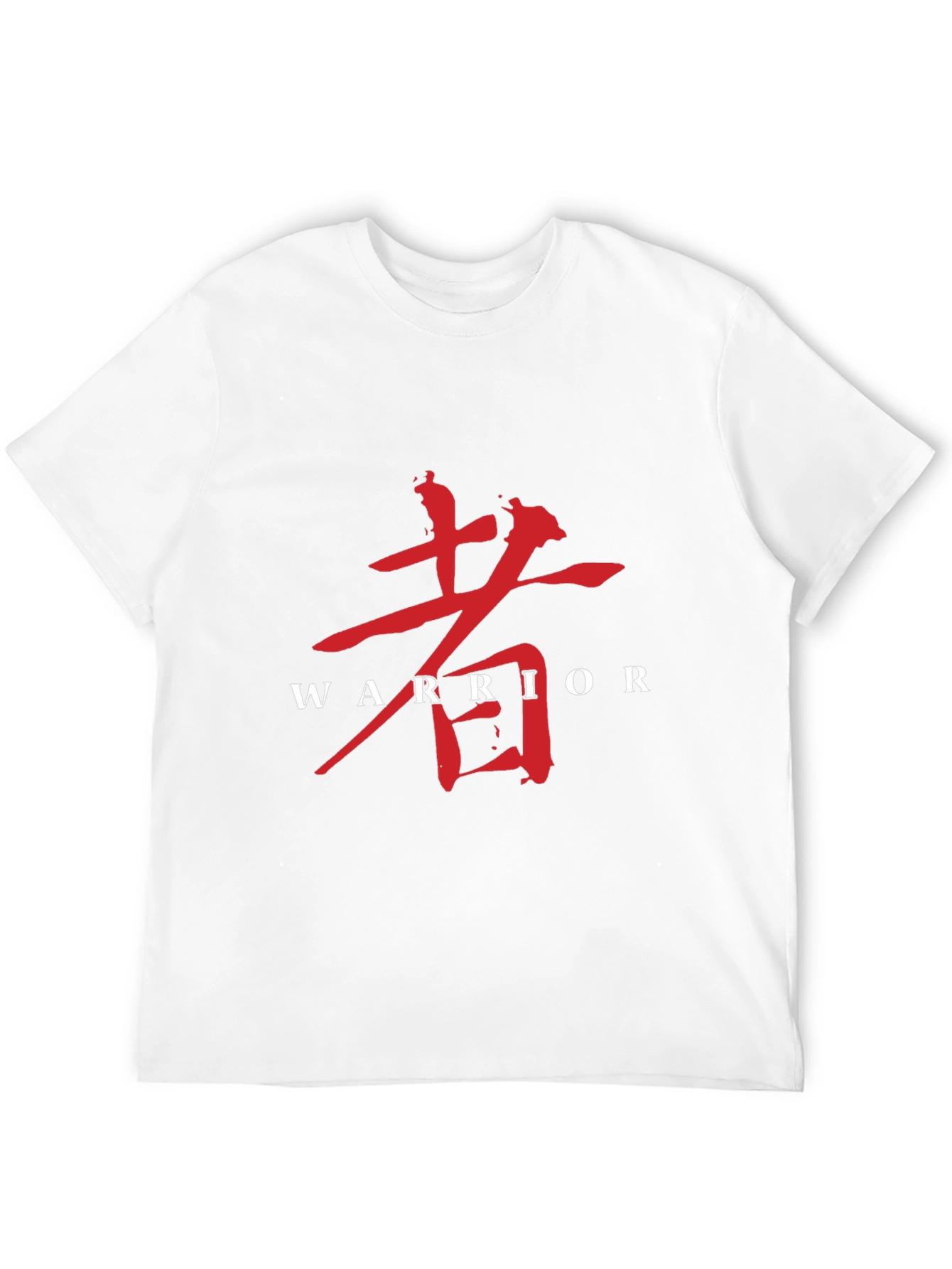Warrior Kanji Graphic Tee - Bold Asian Style