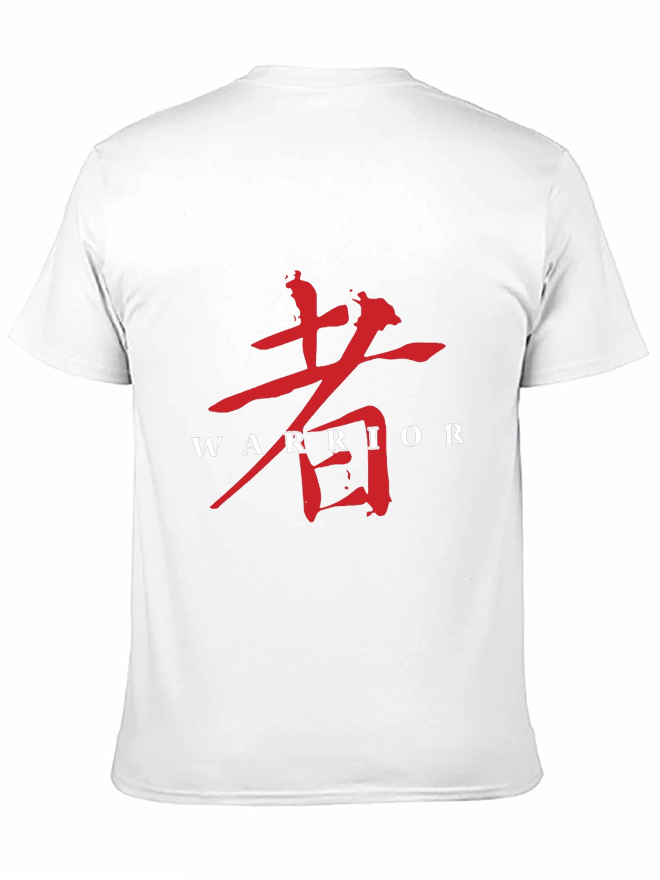 Warrior Kanji Graphic Tee - Bold Asian Style