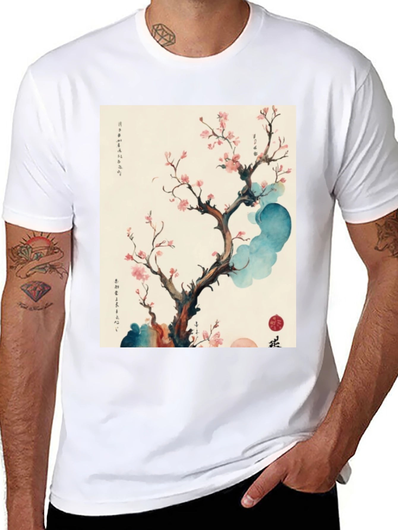 Cherry Blossom Art T-Shirt
