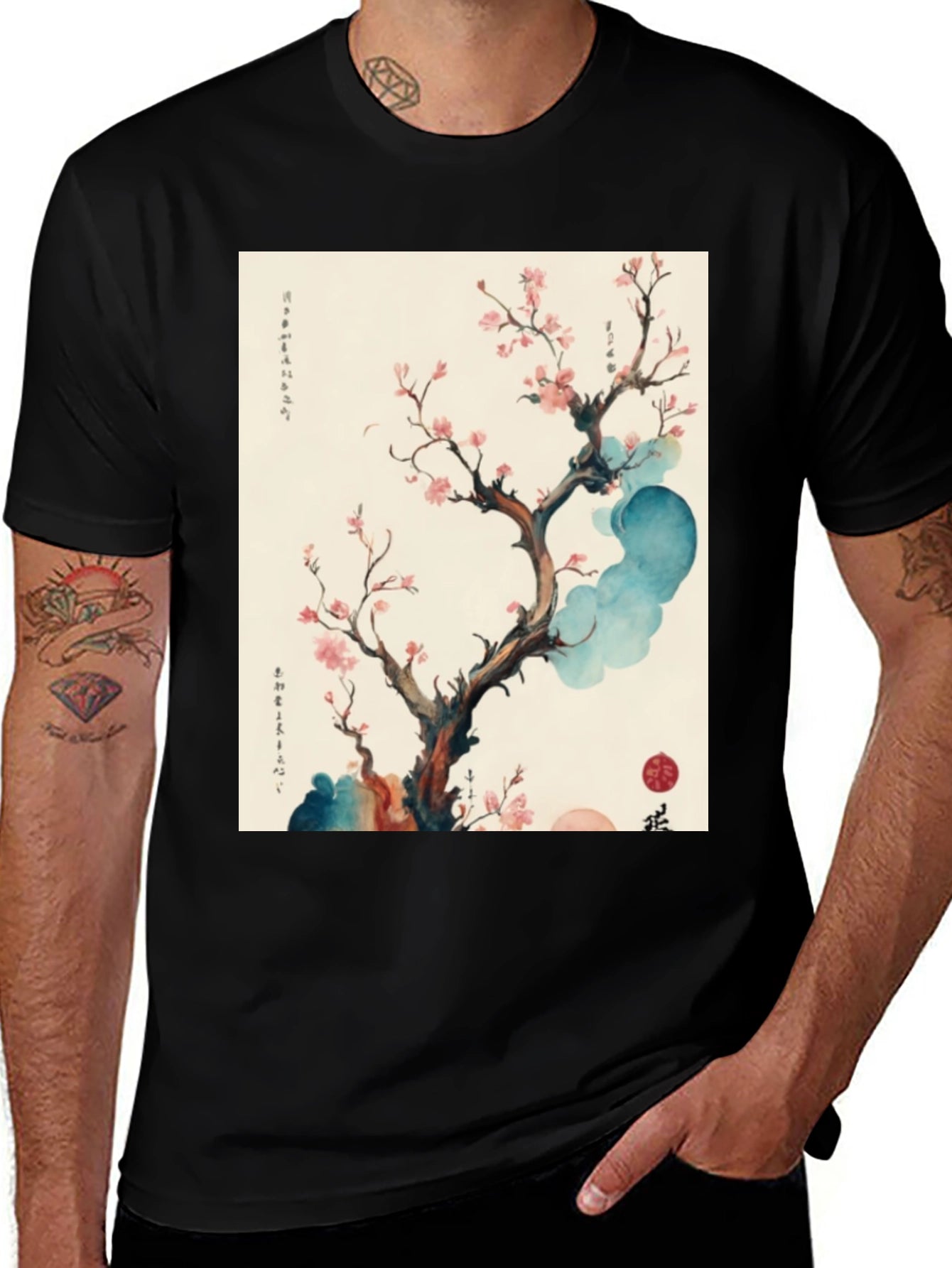 Cherry Blossom Art T-Shirt