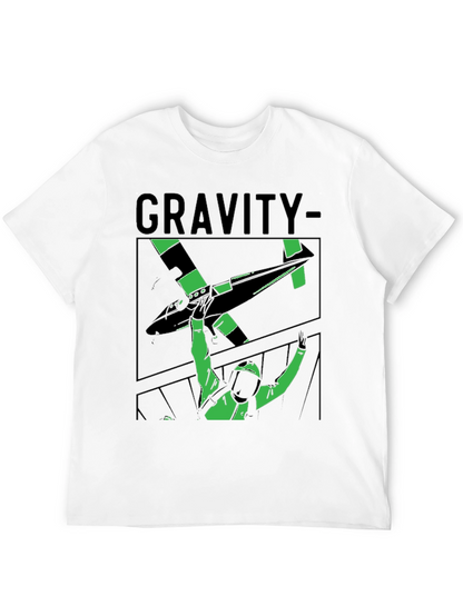 Gravity Graphic Tee - Stylish Black T-Shirt