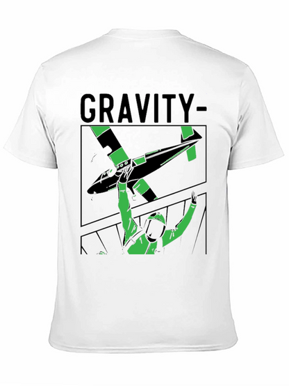 Gravity Graphic Tee - Stylish Black T-Shirt