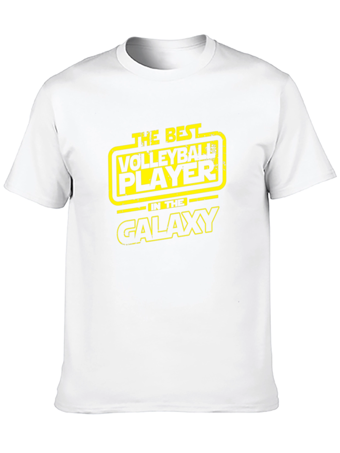 Volleyball Player Galaxy Black T-Shirt