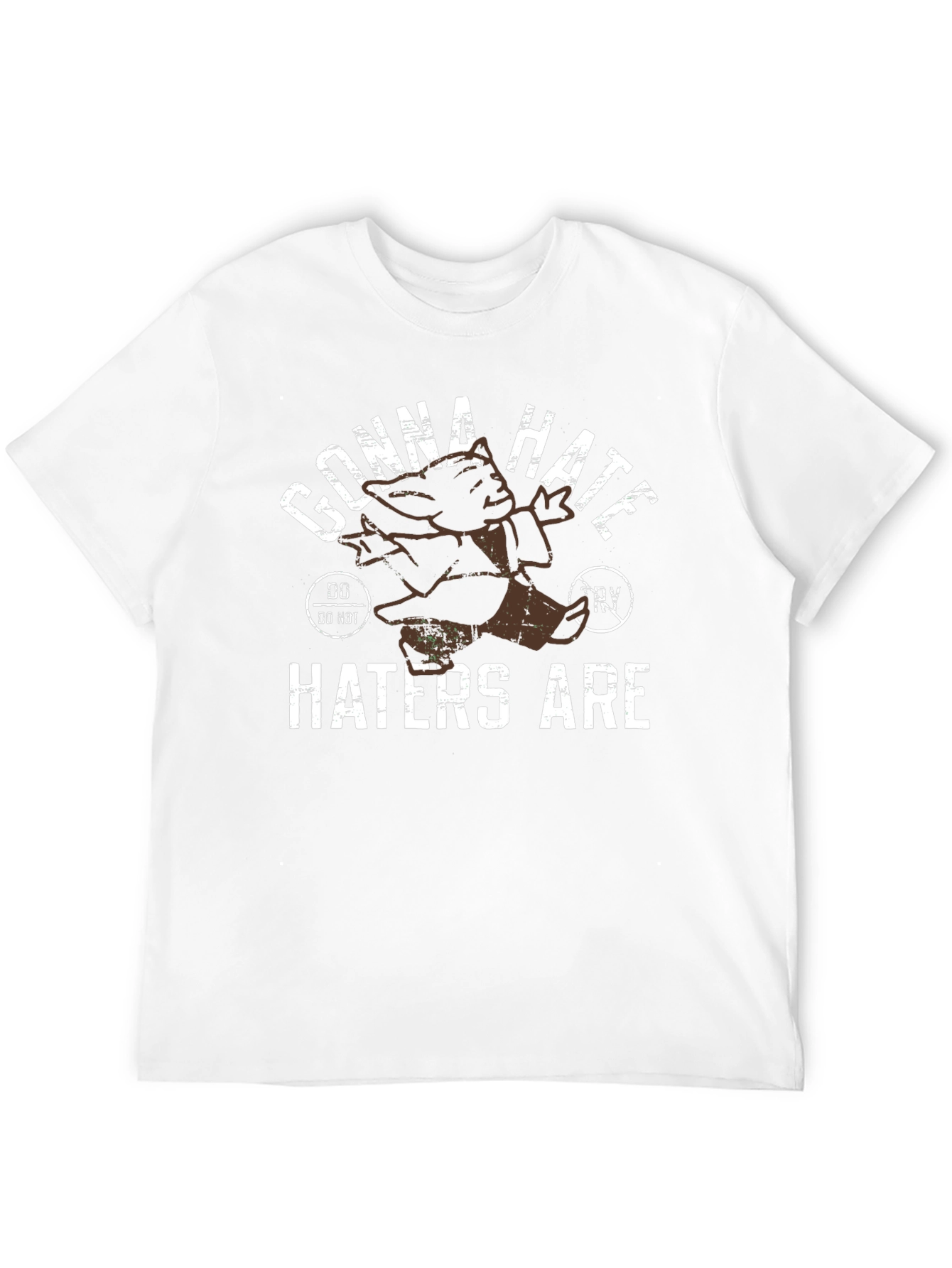 Gonna Hate Haters Are Graphic T-Shirt - Mens Black