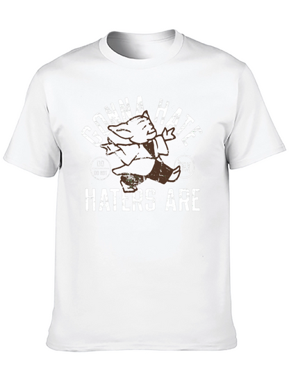 Gonna Hate Haters Are Graphic T-Shirt - Mens Black