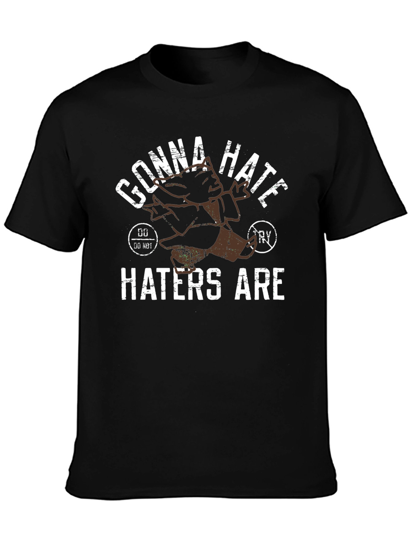 Gonna Hate Haters Are Graphic T-Shirt - Mens Black