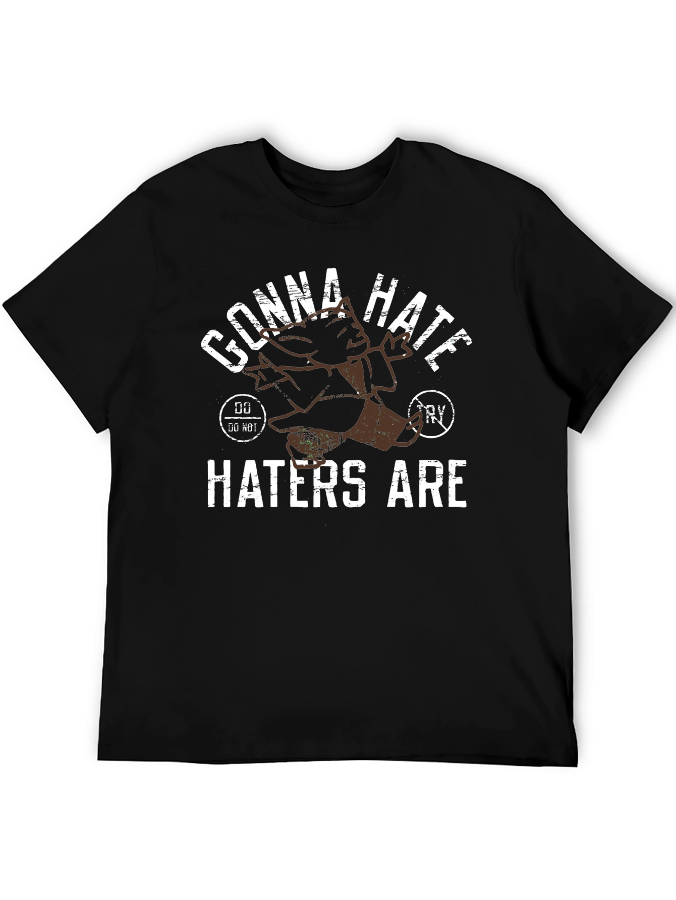 Gonna Hate Haters Are Graphic T-Shirt - Mens Black