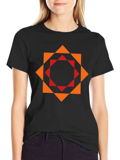 Geometric Print T-Shirt - Modern Stylish Design