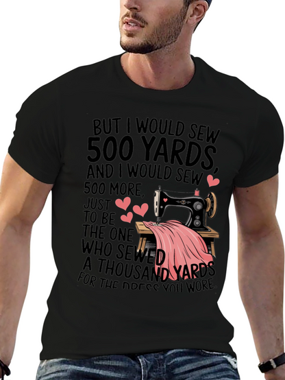 Sewing Lovers T-Shirt - 500 Yards Design