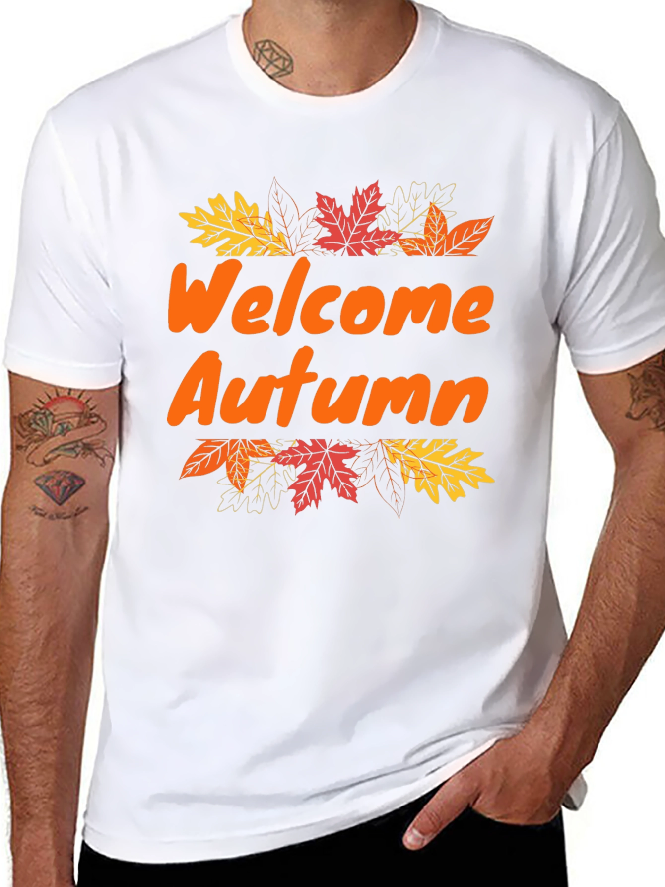 Welcome Autumn T-Shirt - Fall Season Apparel
