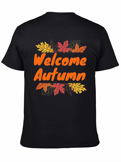 Welcome Autumn T-Shirt - Fall Season Apparel