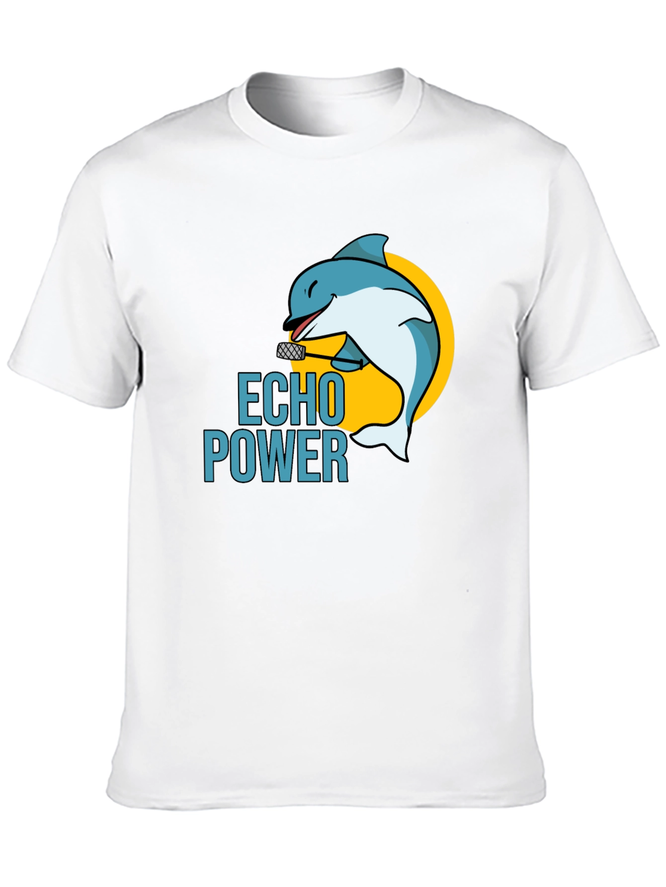Echo Power Dolphin Black T-Shirt