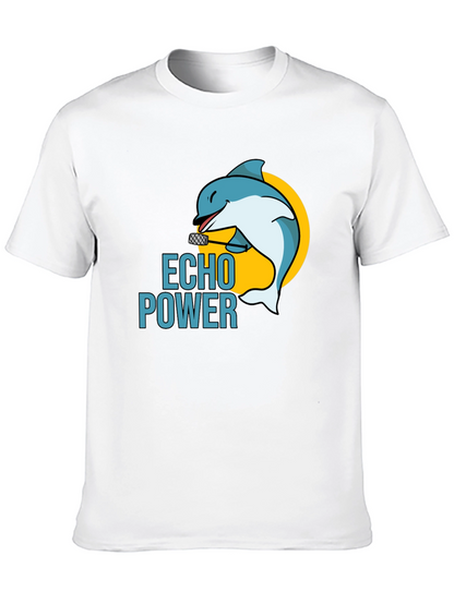 Echo Power Dolphin Black T-Shirt