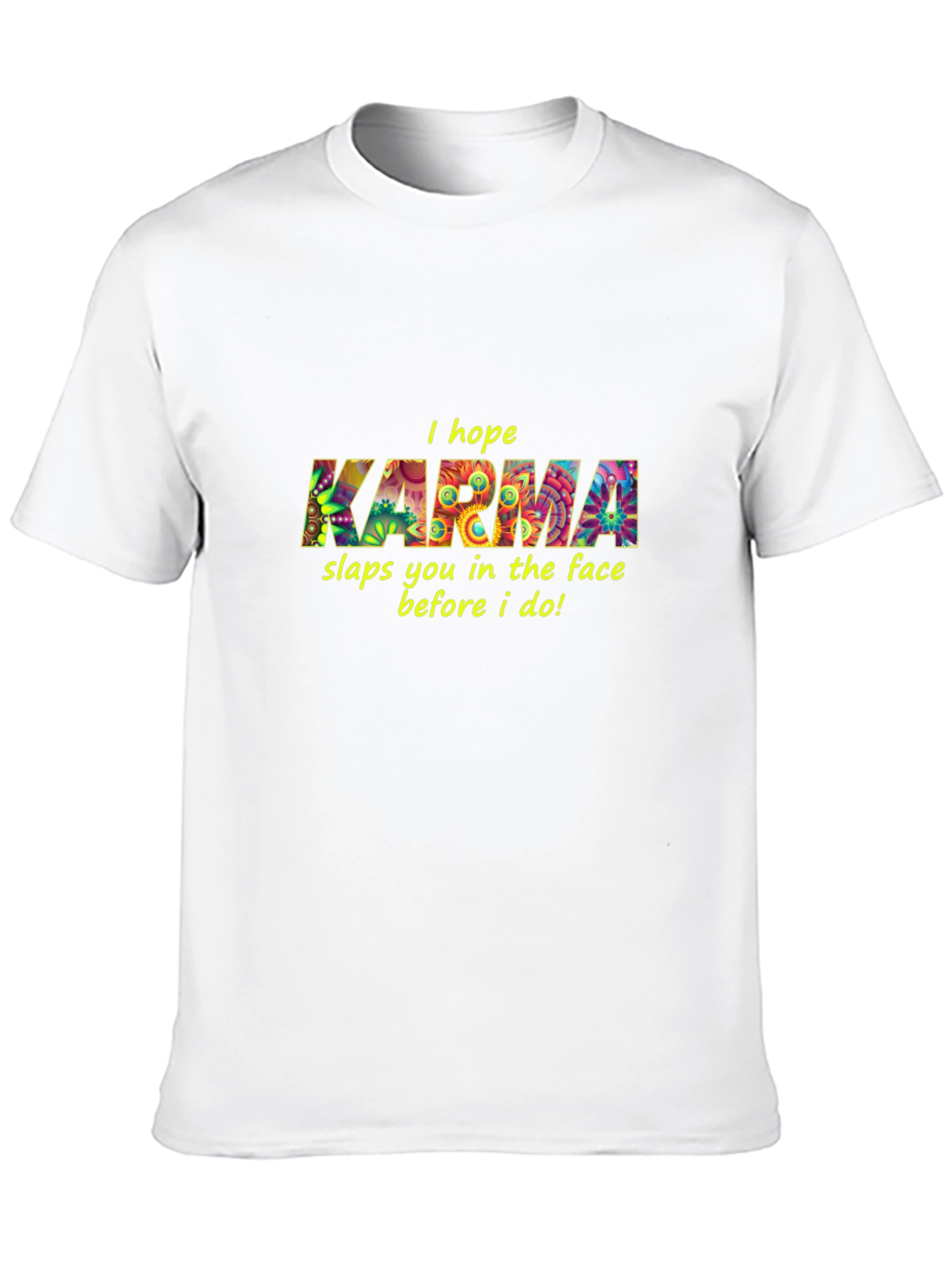 Karma Graphic Black T-Shirt