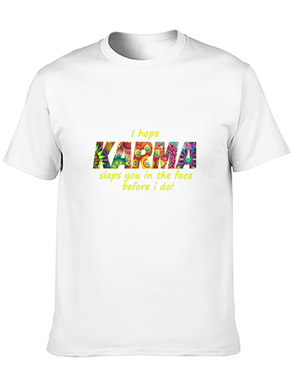 Karma Graphic Black T-Shirt