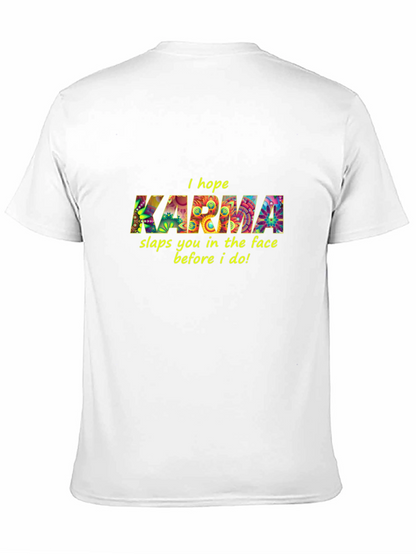Karma Graphic Black T-Shirt