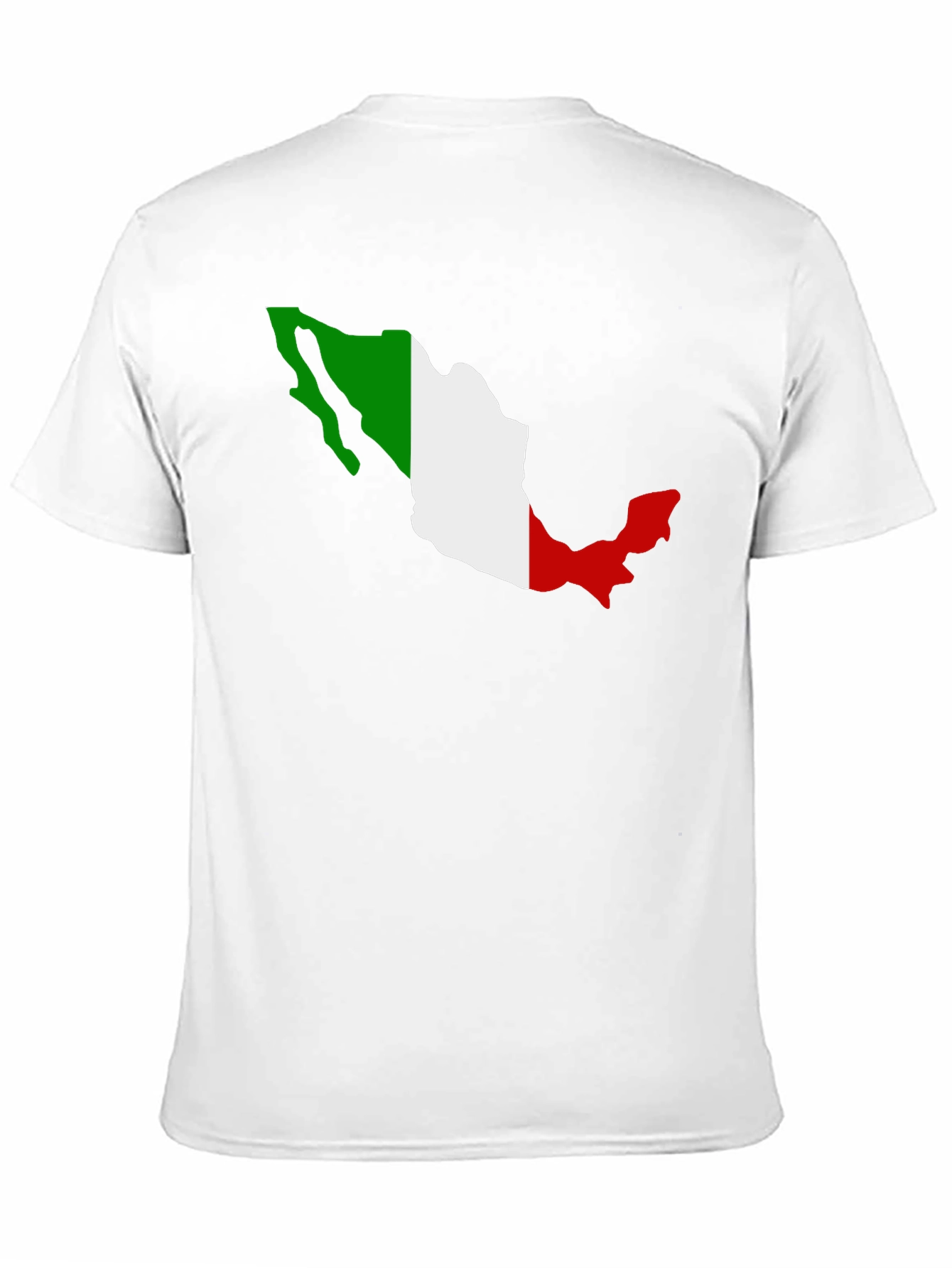 Mexico Flag Map T-Shirt - Black Graphic Tee