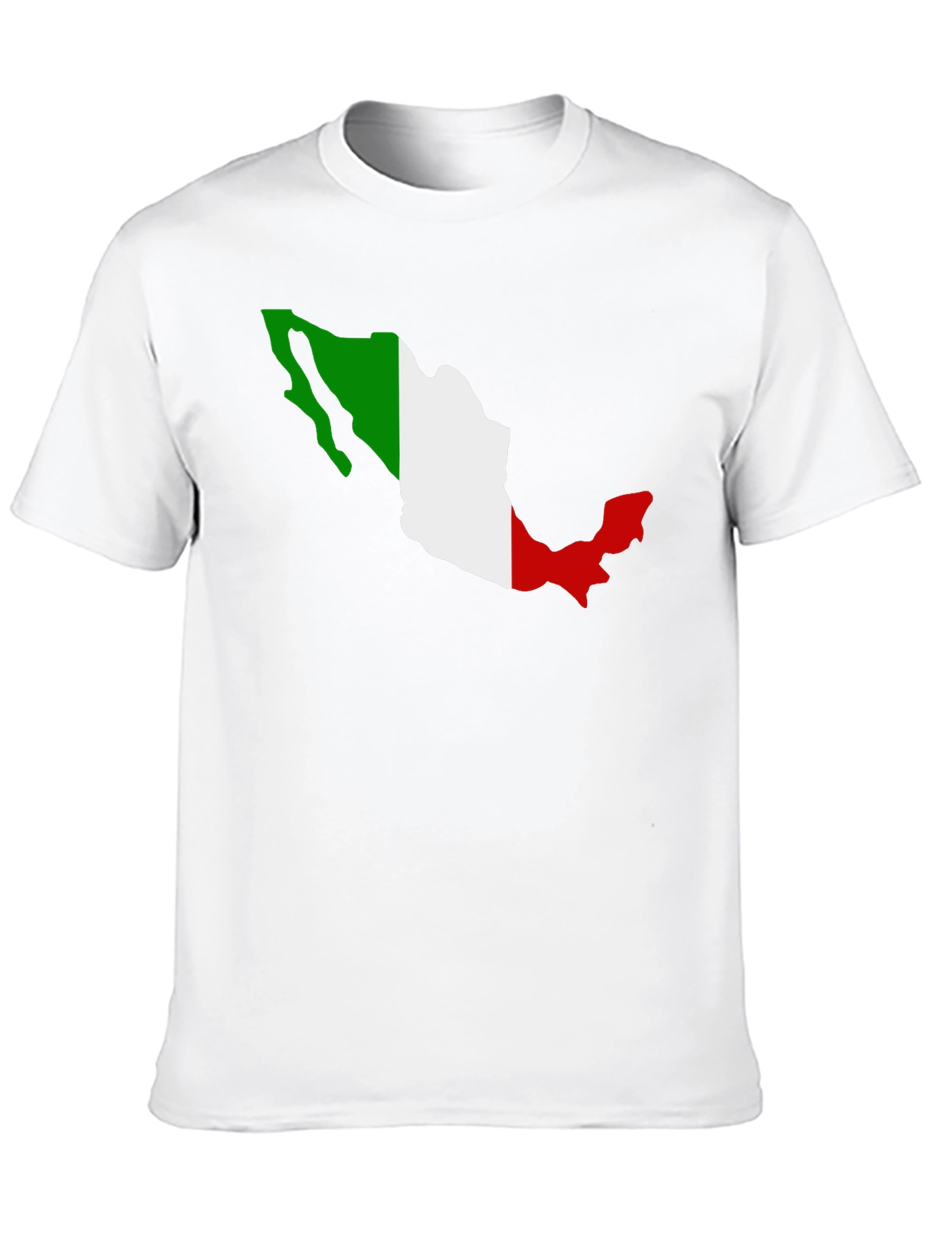 Mexico Flag Map T-Shirt - Black Graphic Tee