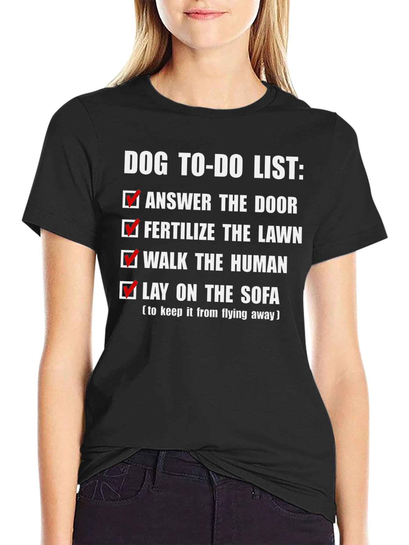 Dog To-Do List Novelty T-Shirt