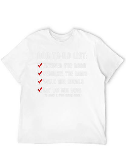 Dog To-Do List Novelty T-Shirt