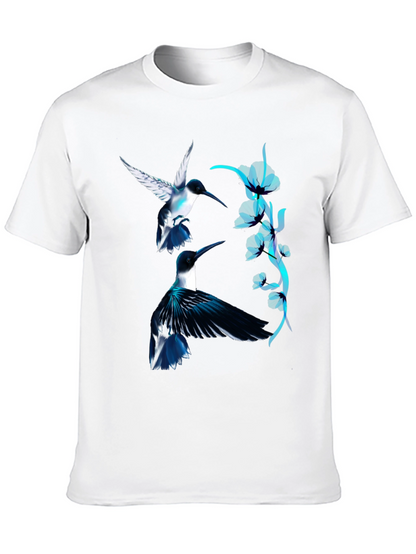 Hummingbird Graphic Black Tee