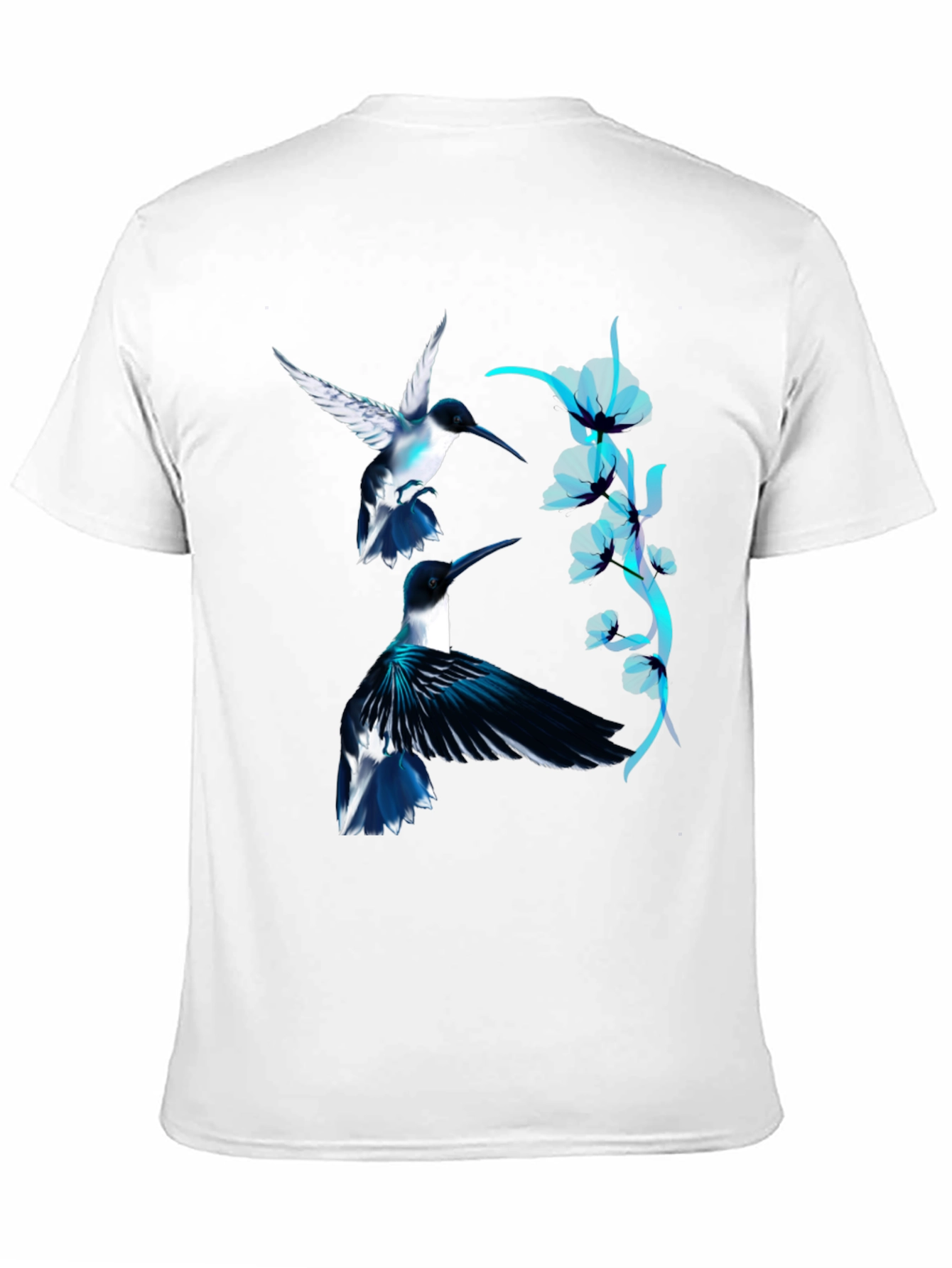 Hummingbird Graphic Black Tee
