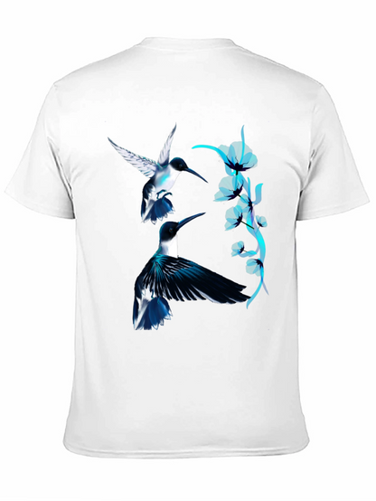 Hummingbird Graphic Black Tee