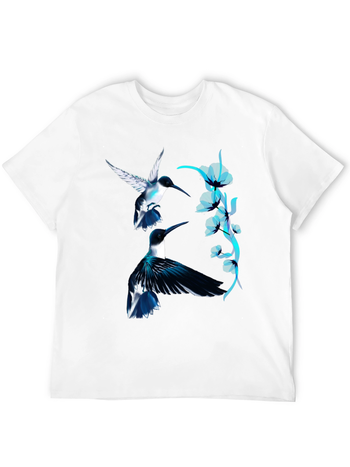 Hummingbird Graphic Black Tee