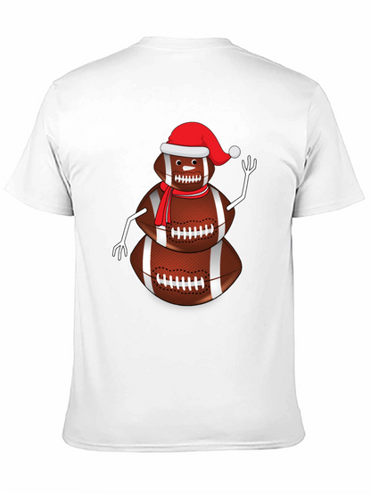 Football Snowman Graphic Tee