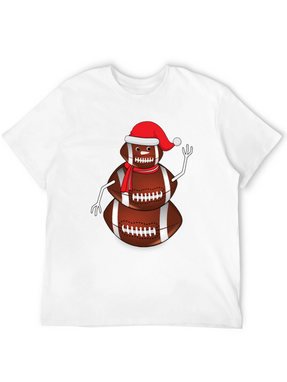 Football Snowman Graphic Tee