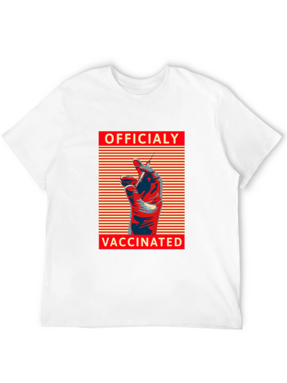 Officially Vaccinated Graphic Tee - Modern Comfort