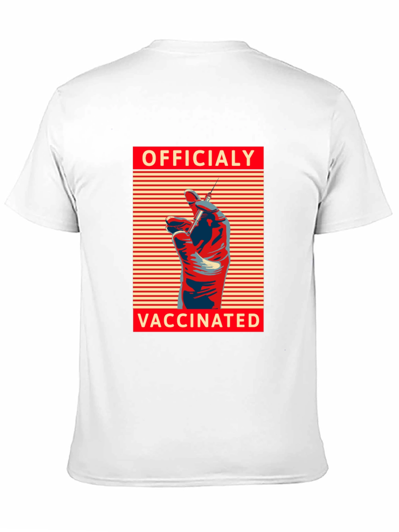 Officially Vaccinated Graphic Tee - Modern Comfort