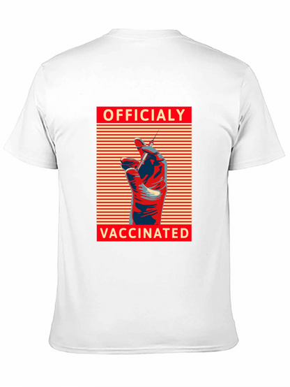 Officially Vaccinated Graphic Tee - Modern Comfort