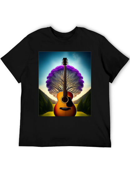 Guitar Tree Graphic T-Shirt