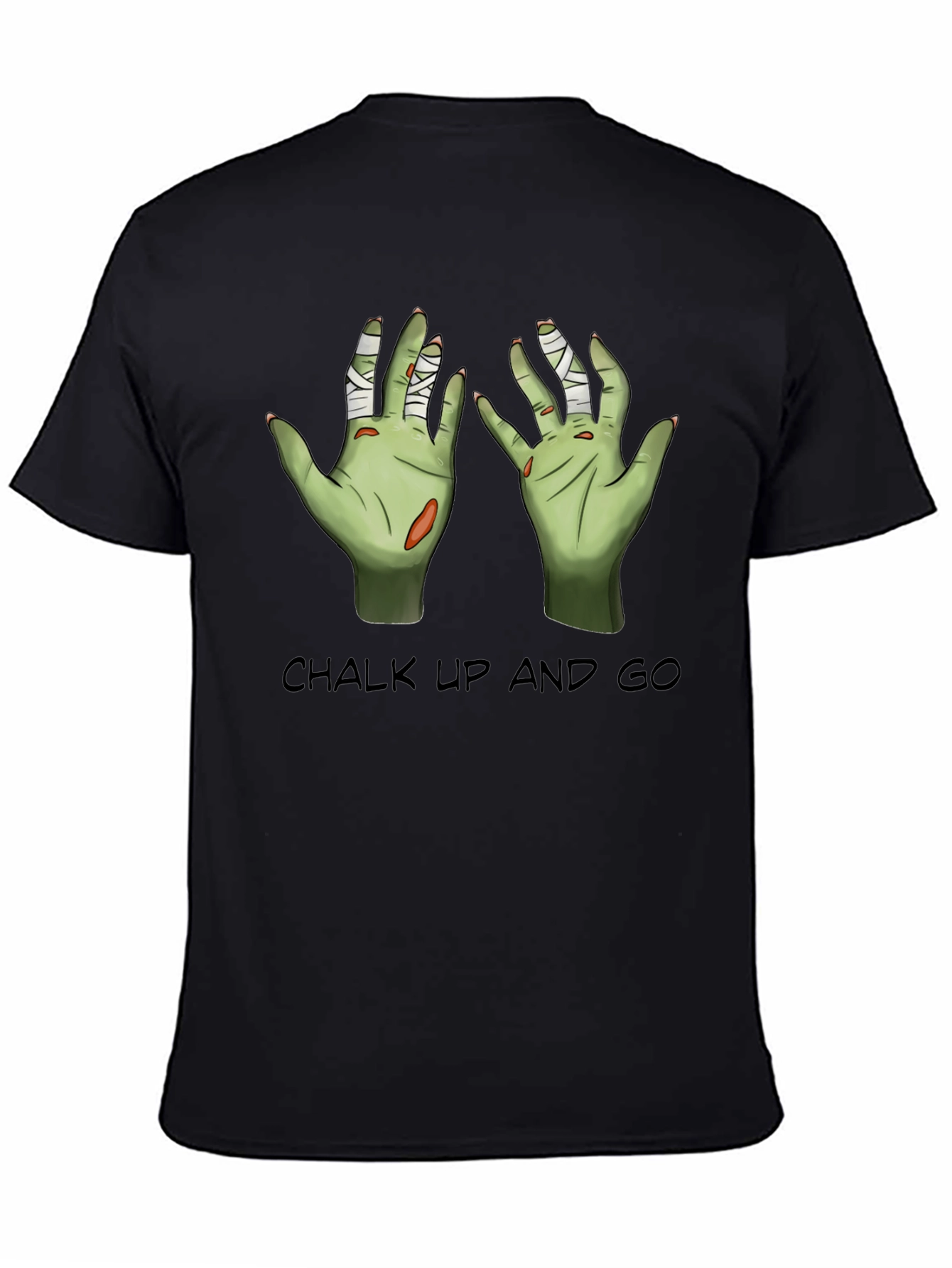 Chalk Up And Go Zombie Hands T-Shirt