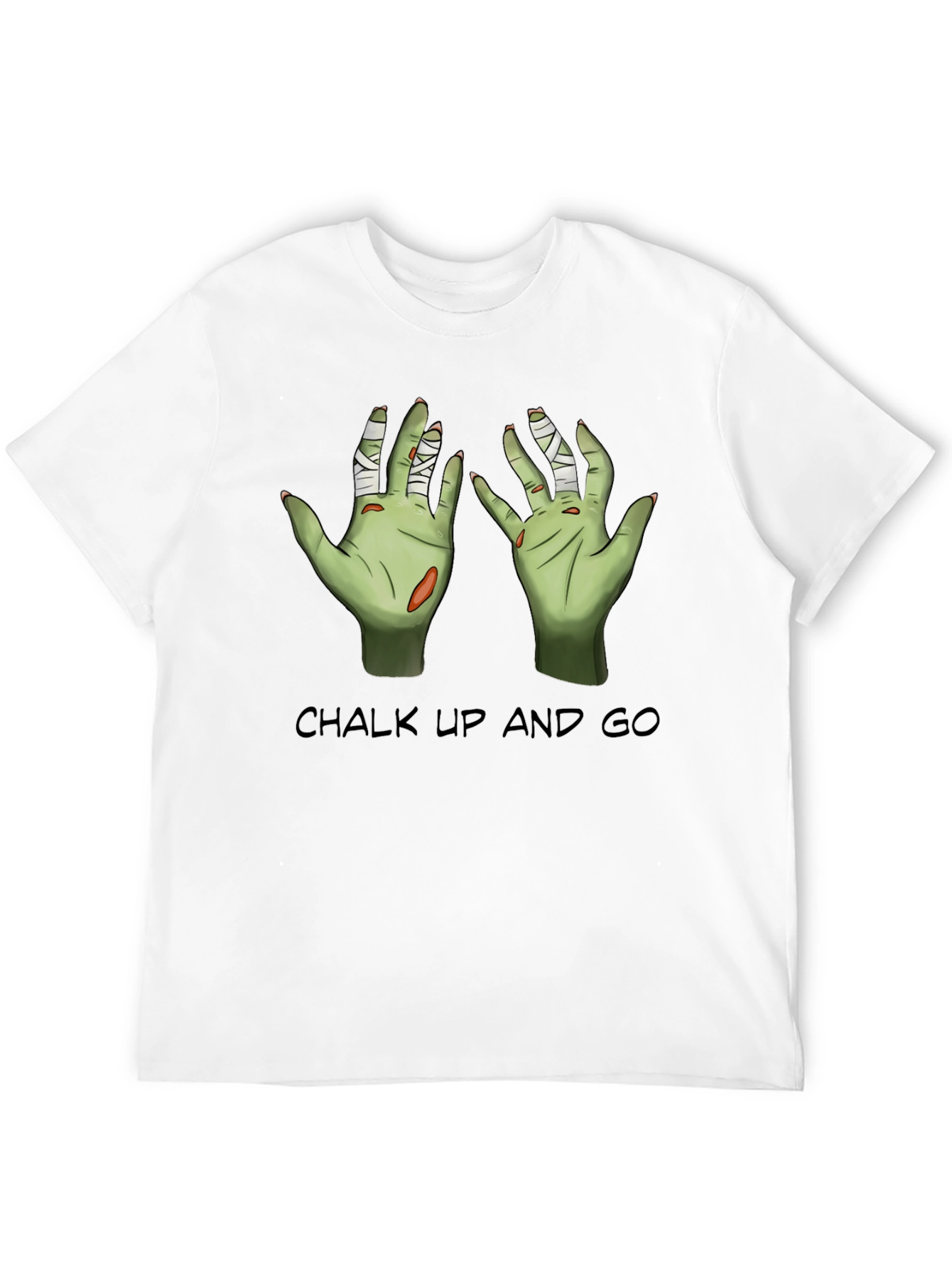 Chalk Up And Go Zombie Hands T-Shirt