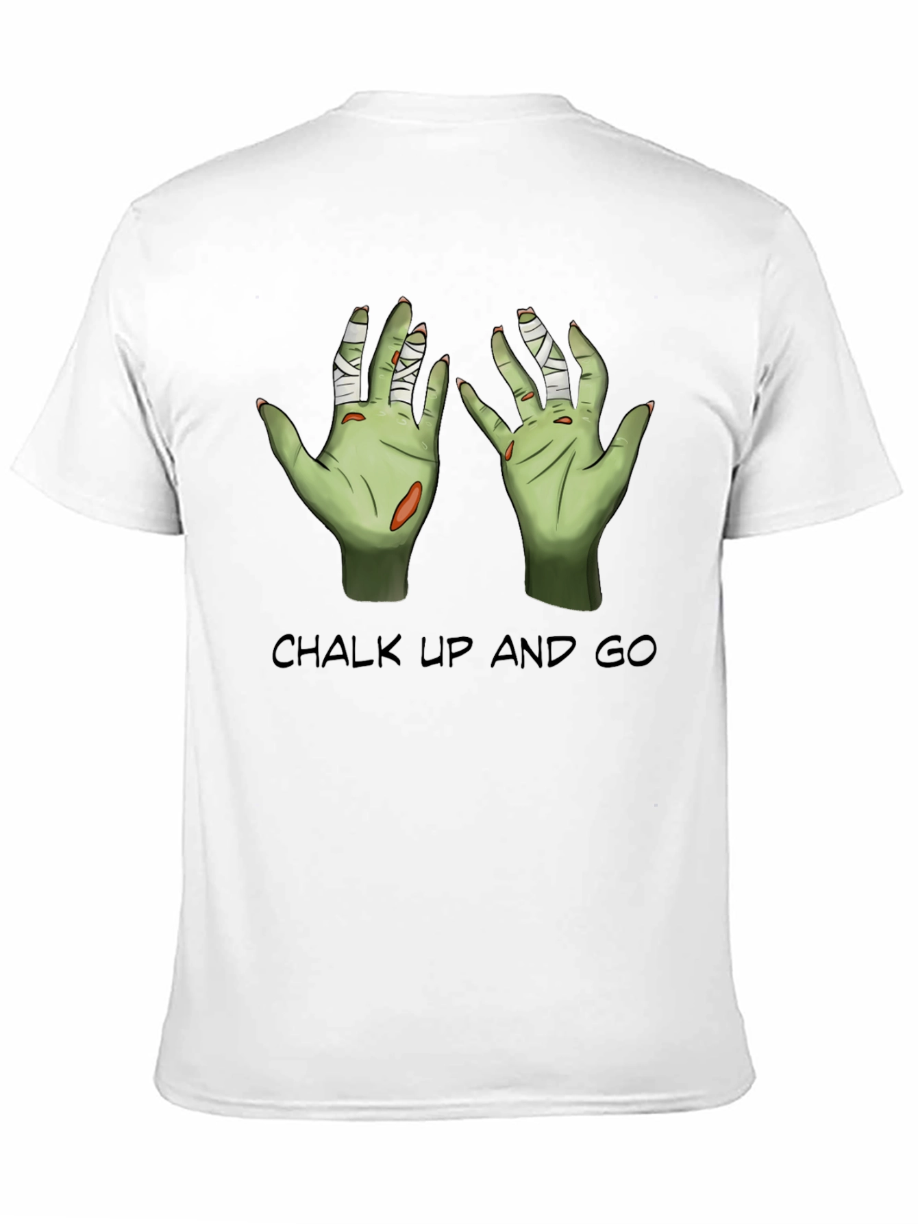 Chalk Up And Go Zombie Hands T-Shirt