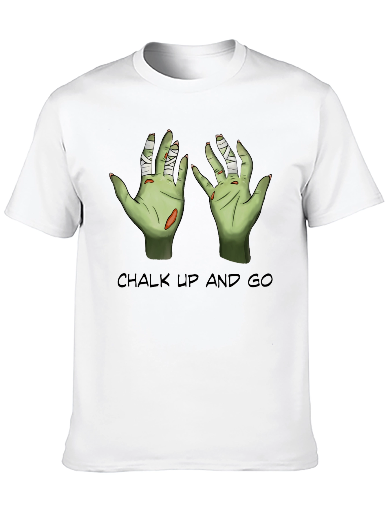 Chalk Up And Go Zombie Hands T-Shirt