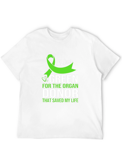 I Wear Green Organ Donor Awareness T-Shirt