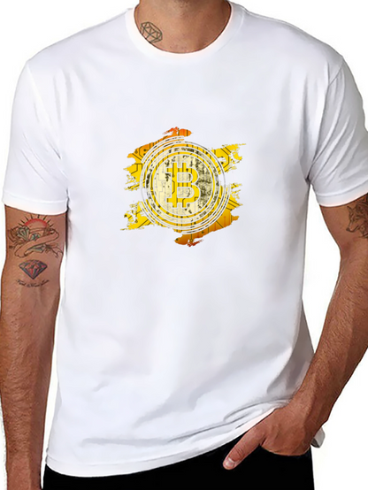 Bitcoin Logo Graphic Tee - Black