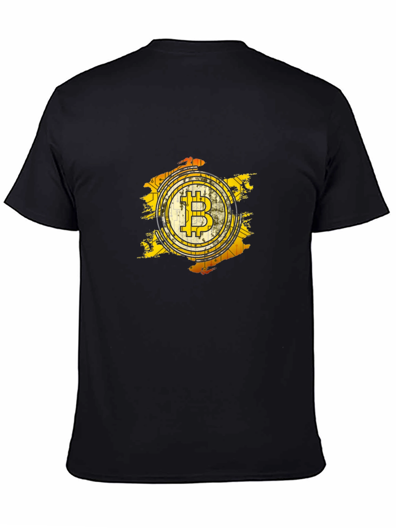 Bitcoin Logo Graphic Tee - Black